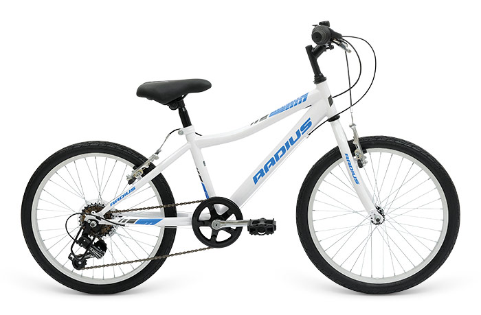 Велосипед 20" Radius Throttle рама - 12" Gloss White/Gloss Blue/Gloss Charcoal фото 