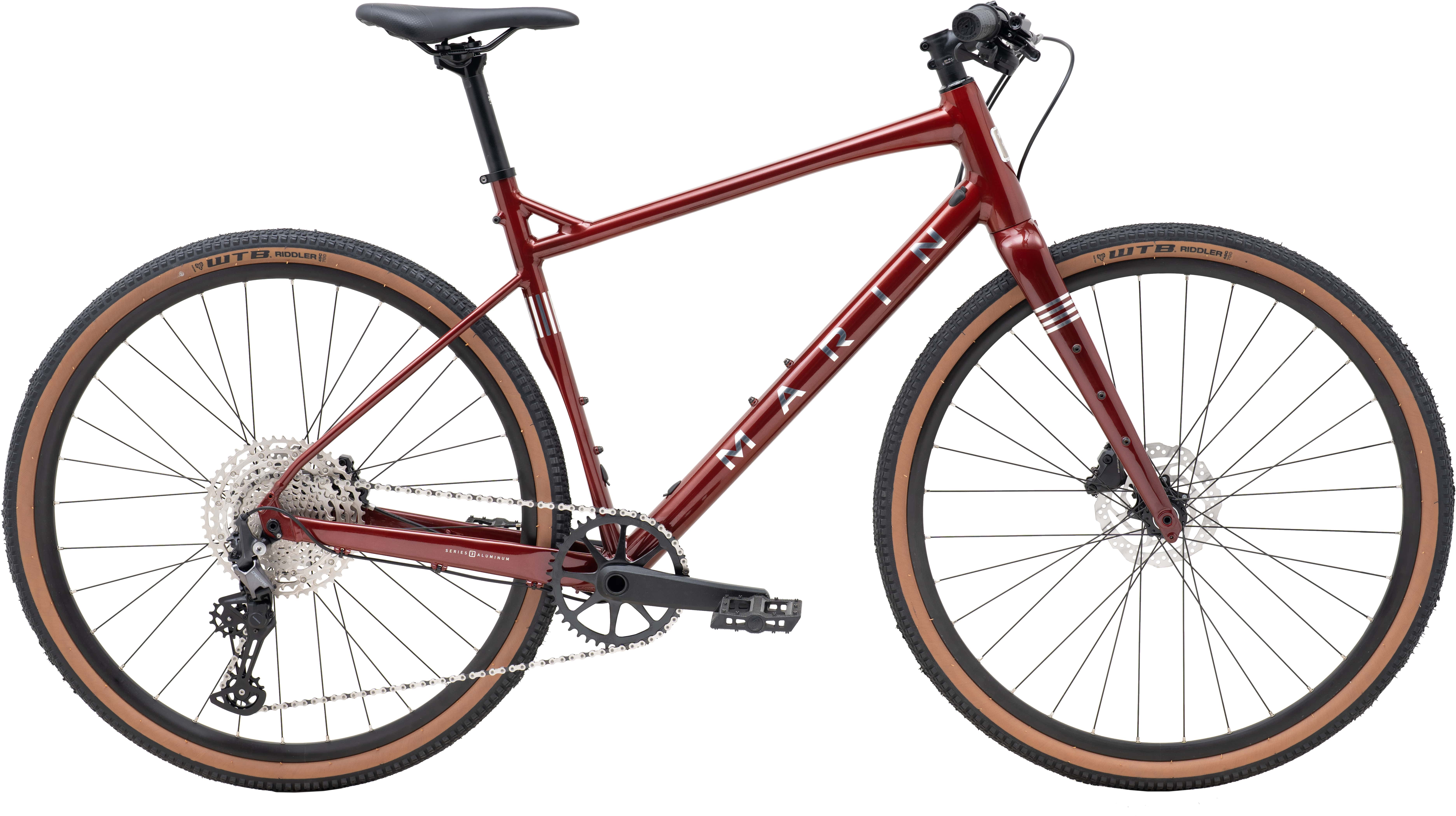Велосипед 28" Marin DSX 2 рама - S 2024 Gloss Metallic Red/Chrome