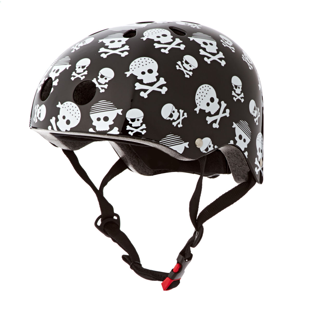 Шлем детский Kiddimoto Skullz, размер S 48-53см