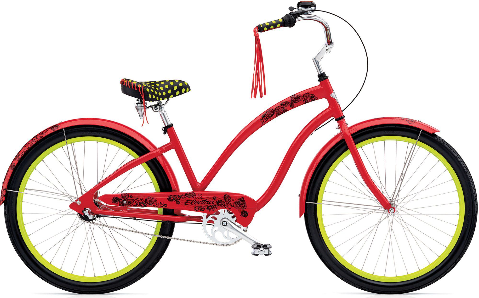Велосипед 26 "Electra Lace 3i Ladies 'Red фото 