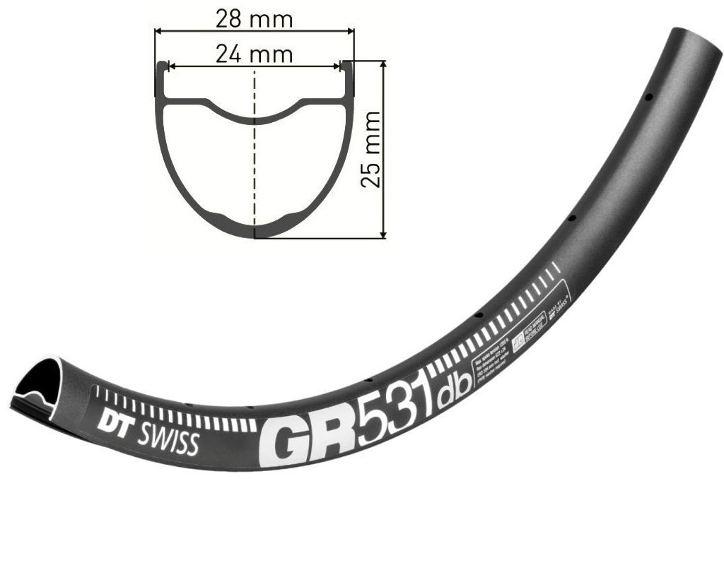 Обод 29" DT Swiss GR 531 29x24 DISK BRAKE, 28 отв. фото 
