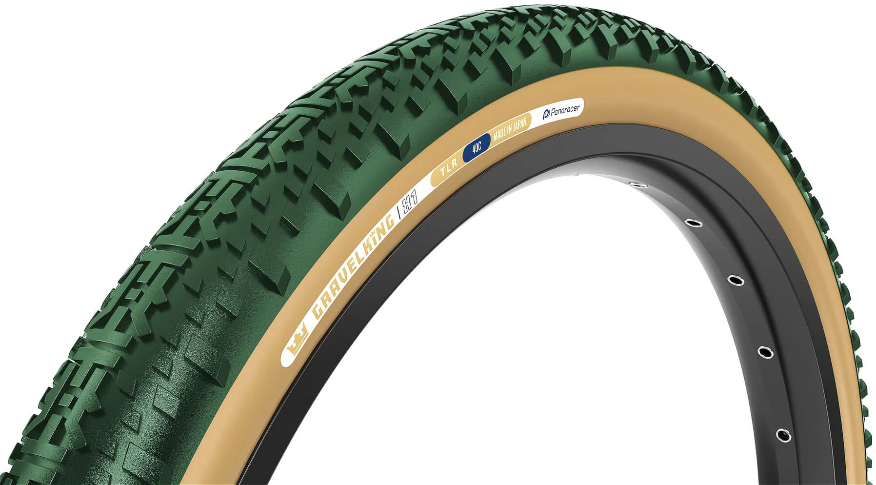 Покришка 700x40C Panaracer GRAVELKING X1 GEN2 Limited Edition 2026, British Racing Green/Brown фото 
