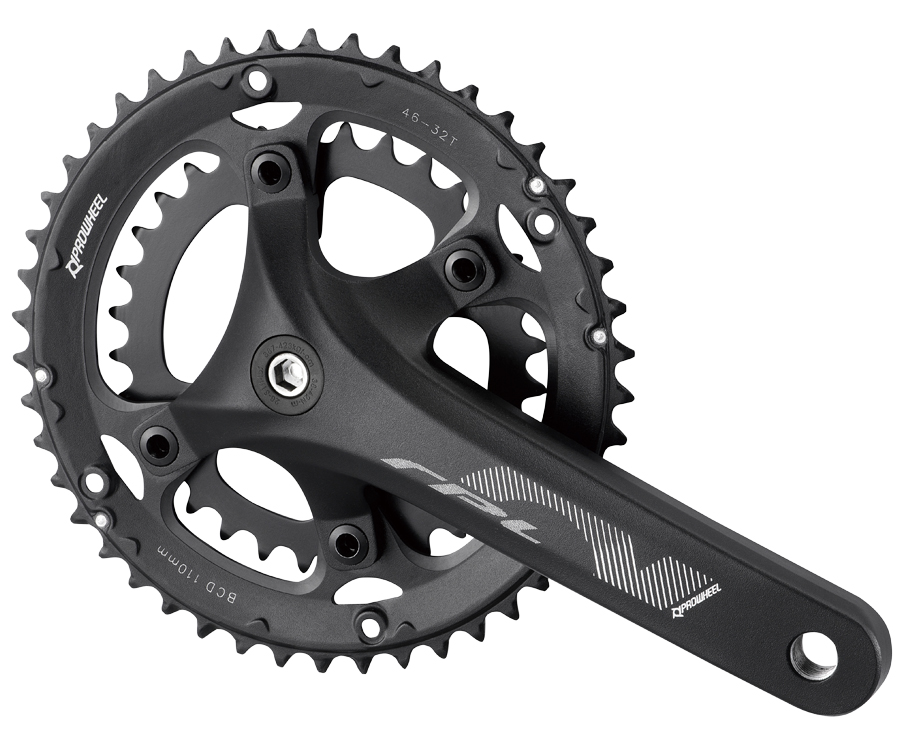 Комплект шатунов PROWHEEL RPL-521, (9S / 8S), 170mm, 48T/32T black фото 