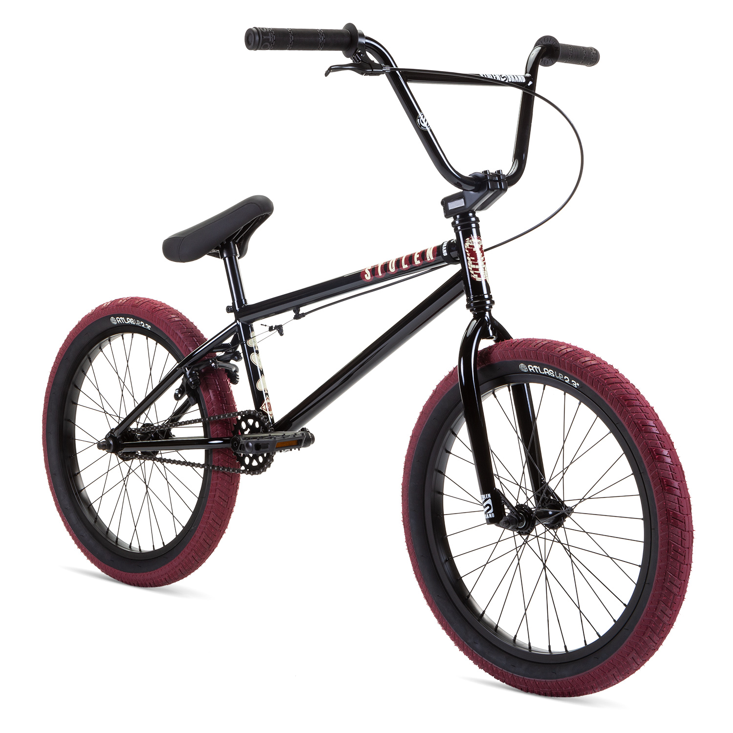Велосипед 20" Stolen CASINO XL 21.00" BLACK & BLOOD RED (FM seat) A2 фото 2