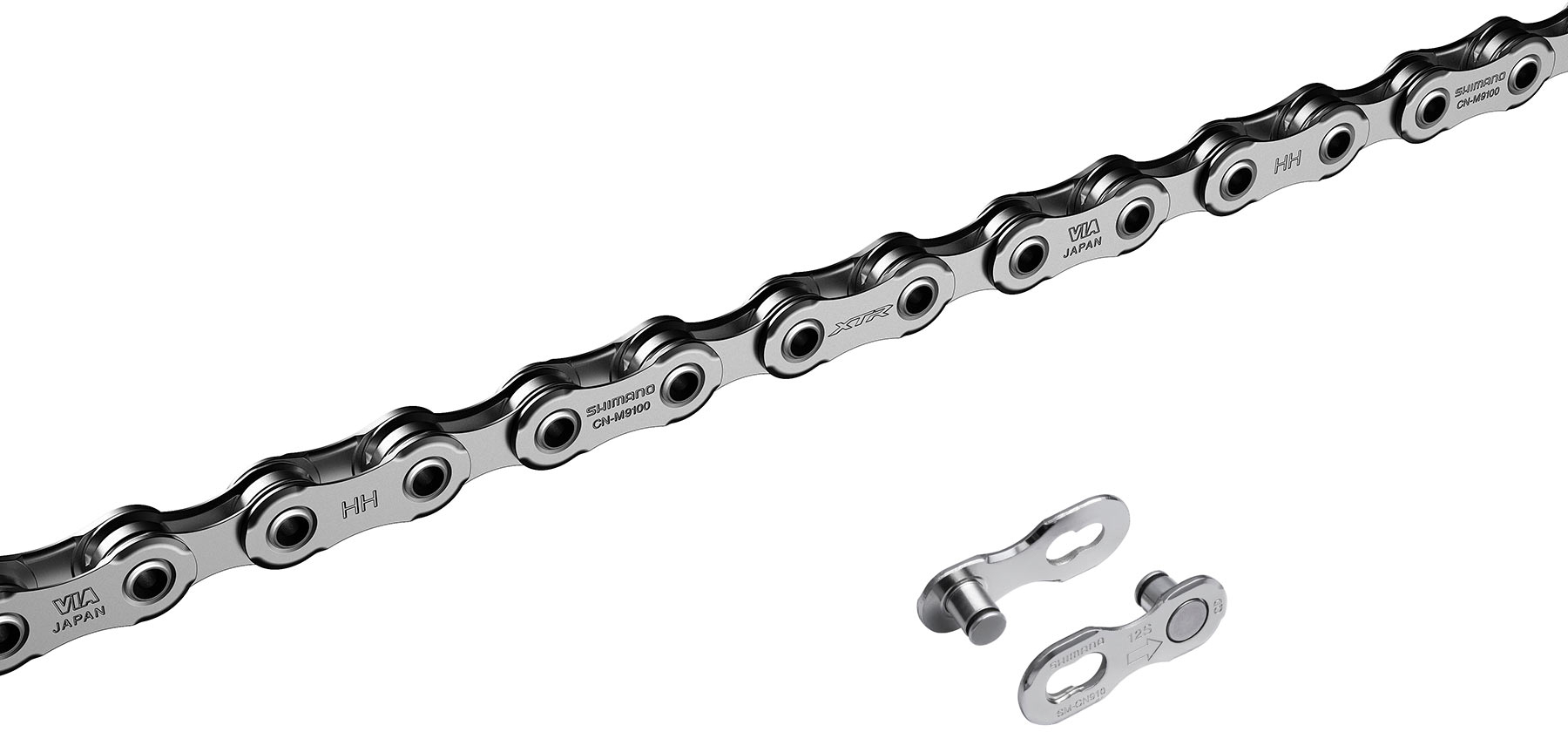 Ланцюг 138 л. Shimano CN-M9100 XTR, 12-шв., + QUICK-LINK фото 