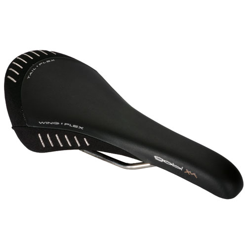 Седло MTB Fizik Gobi XM база-карбон черный микротекс/натурал коричн кожа фото 