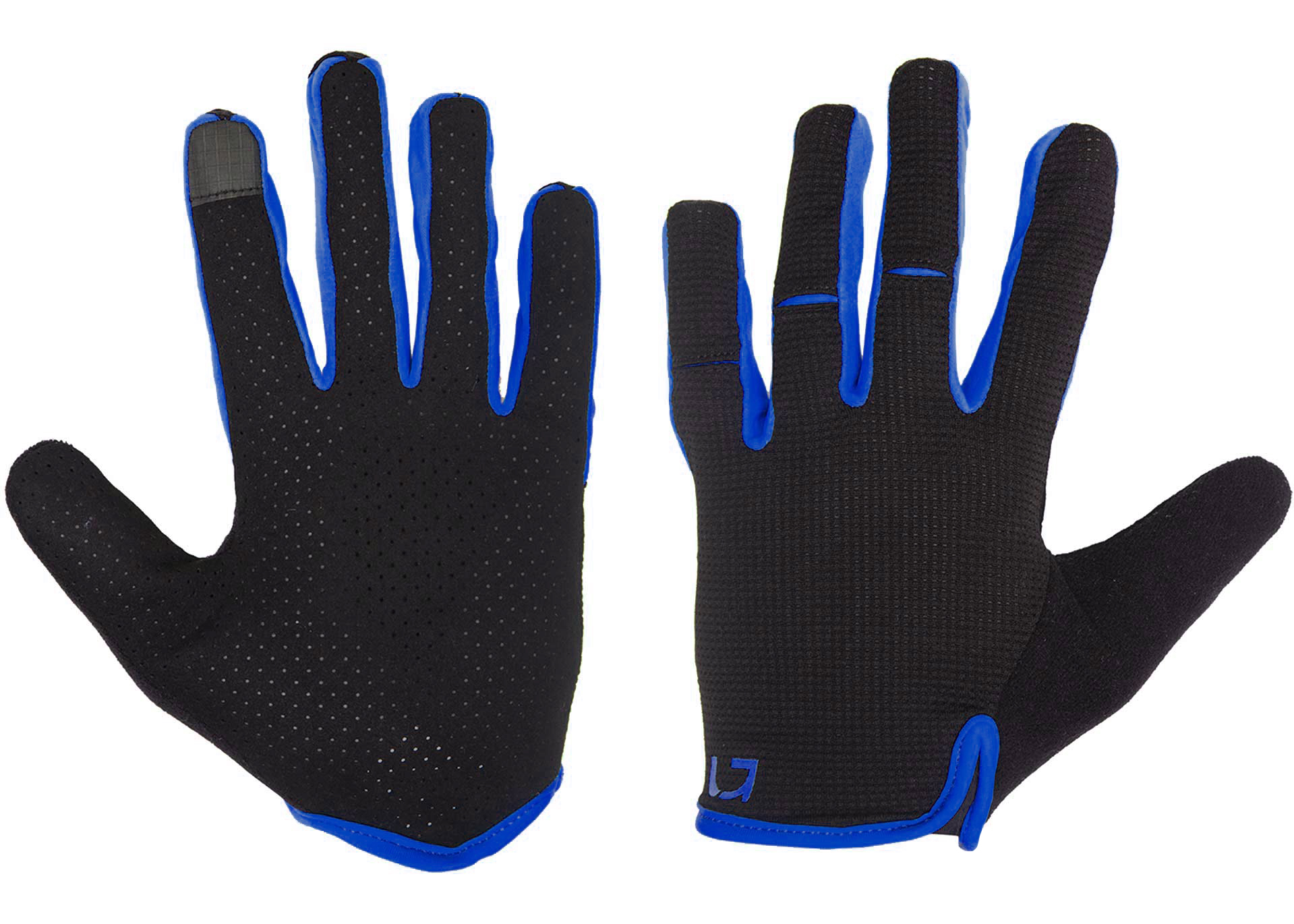 Перчатки Green Cycle Punch с закрытыми пальцами XL черно-синие фото 