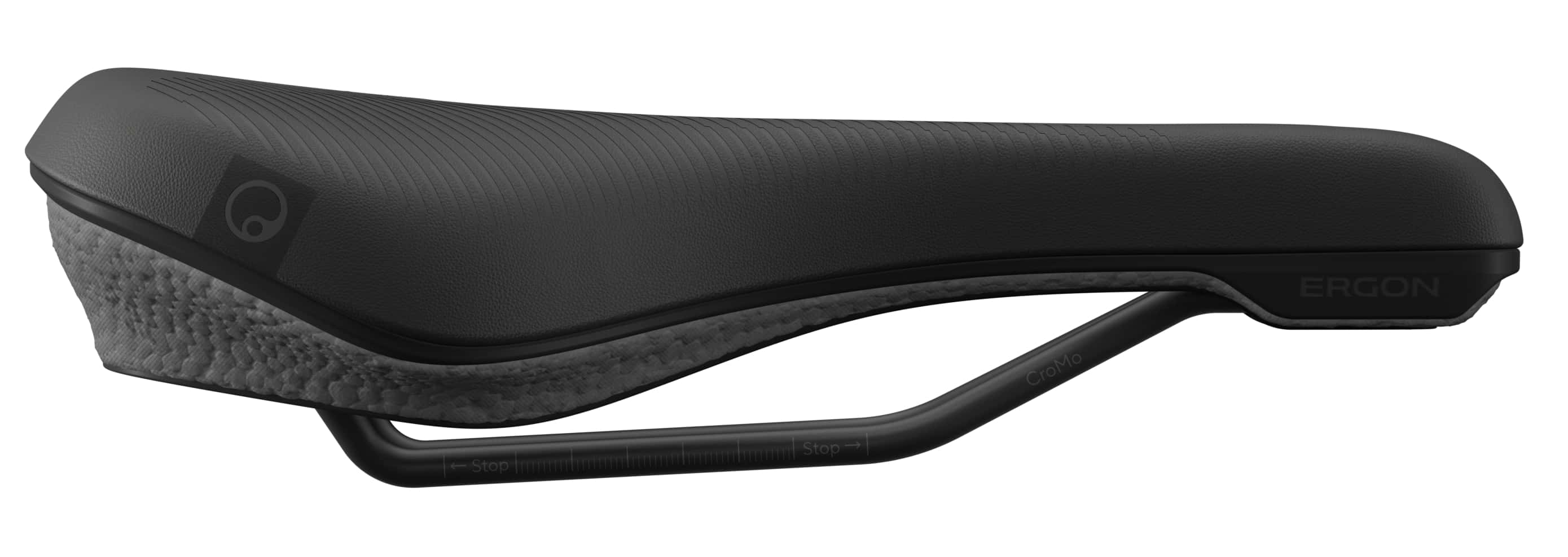 Седло Ergon ST Core Evo Women M/L, 182 мм, черно-серое фото 3