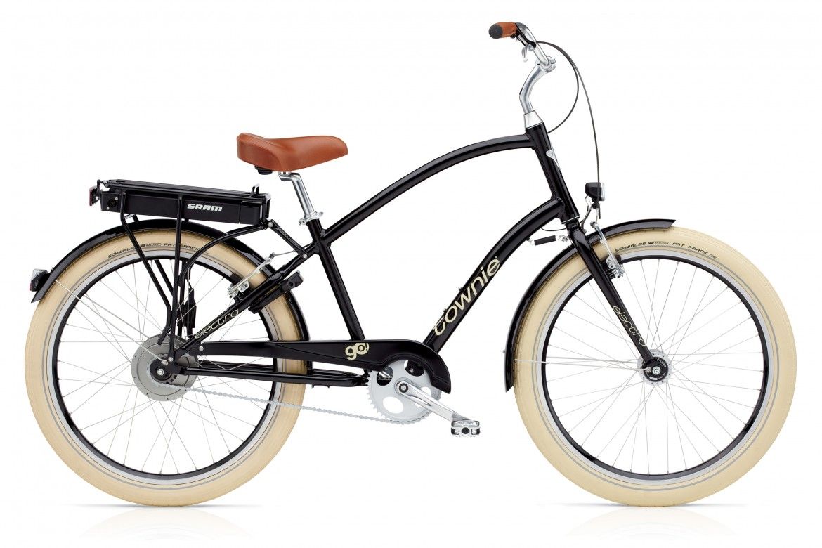 Велосипед 26" Electra Townie Balloon GO! электро привод Men's Ebony фото 