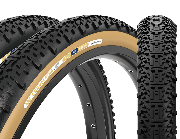 Покрышка 700x45C Panaracer GRAVELKING X1 GEN2, черная с коричневой боковиной фото 