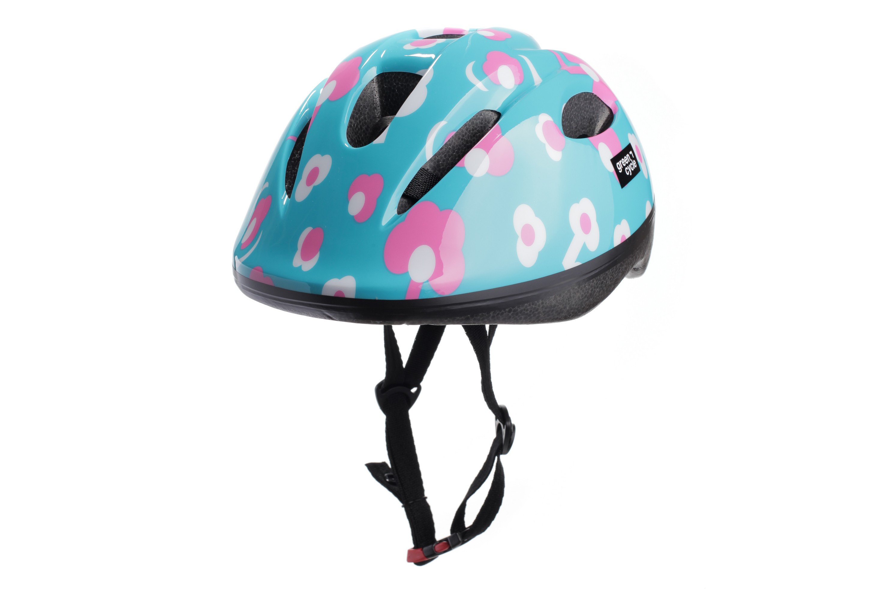 Шлем детский Green Cycle MIA размер 50-54см бирюзовый фото 
