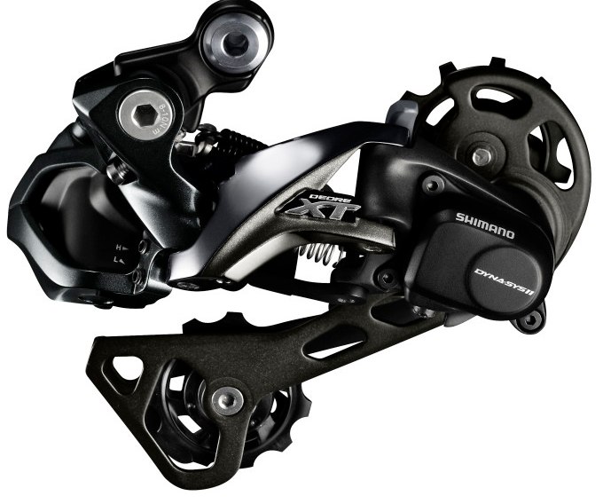 Переключатель задн. Shimano RD-M8050-GS Di2 XT SHADOW+, 1/2x11-ск., средняя лапка фото 