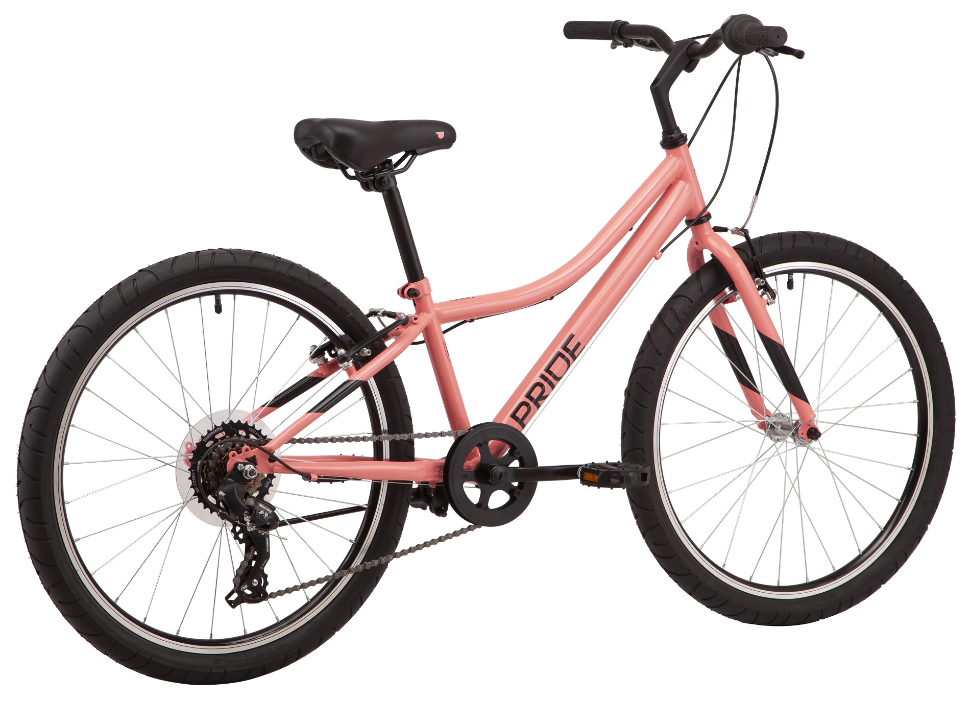 Велосипед 24" Pride LANNY 4.1 рожевий A2 фото 3