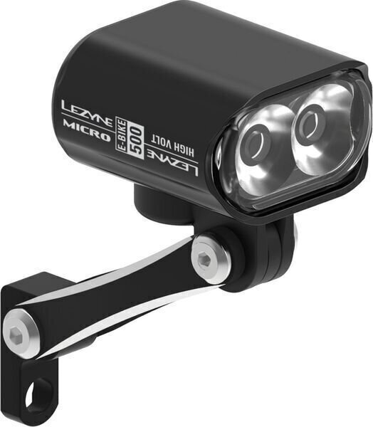 Фара передняя для электровелосипеда Lezyne EBIKE MICRO DRIVE 500 HIGH VOLT, 500 Лм, черная фото 3