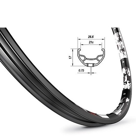 Обод 26" MACH 1 KARMA DISC, 32отв. AV, черн фото 