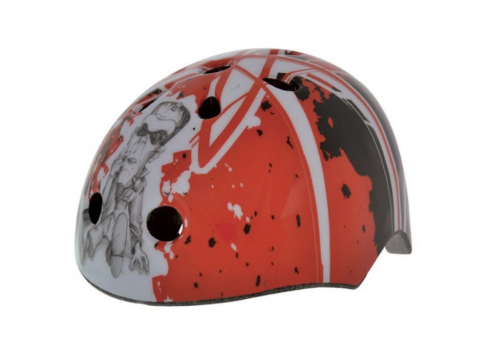 Шлем детский Bellelli ARTISTIK RED size-M (графити красн.) фото 