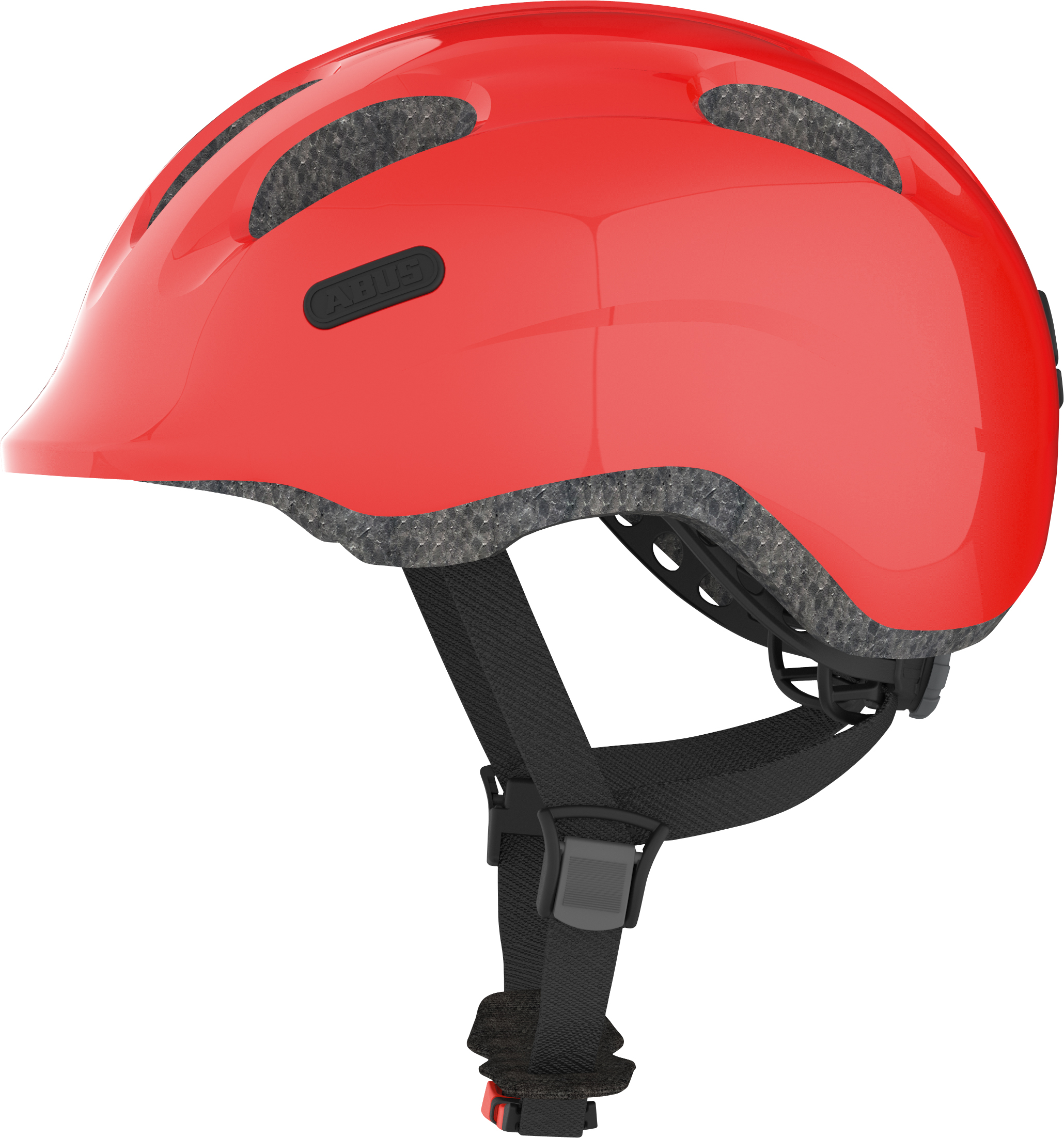 Шлем детский ABUS SMILEY 2.0, размер S (45-50 см), Sparkling Red, ярко-красный фото 