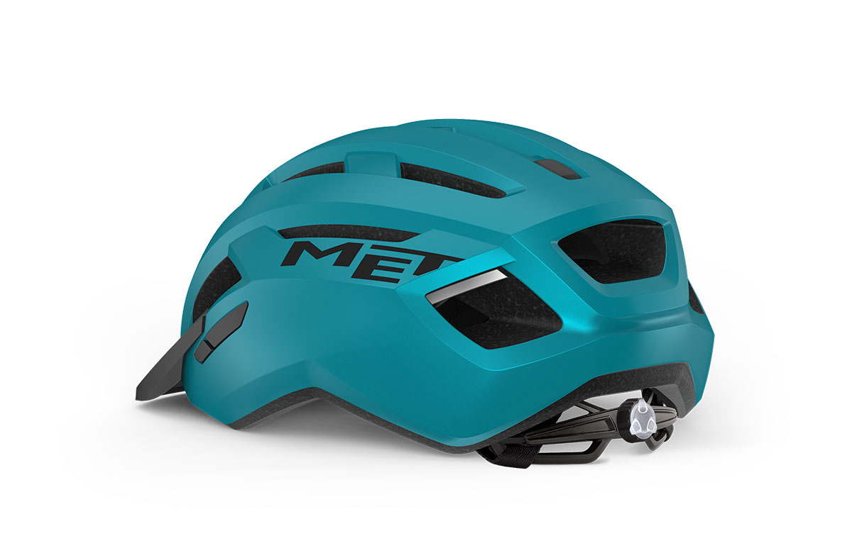 Шлем Met ALLROAD CE размер S (52-56), teal blue matt, бирюзовый матовый фото 3