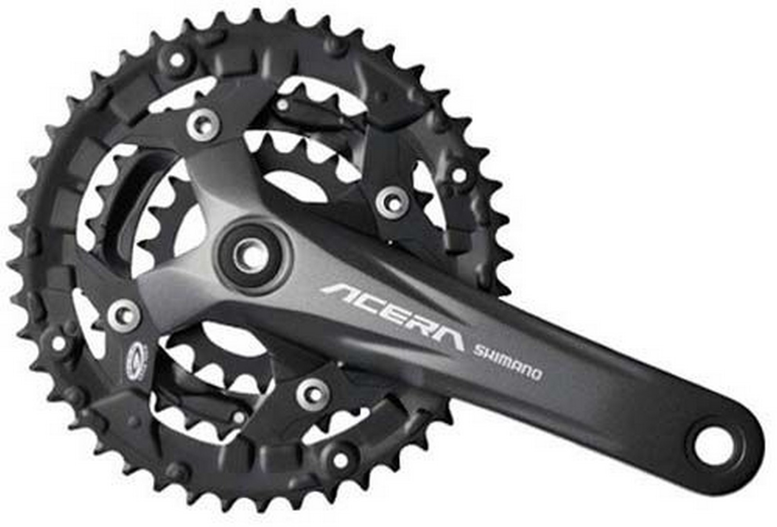 Шатун Shimano FC-M391-L ACERA 44х32х22T, 170мм Octalink, под 9ск., лого Acera black фото 