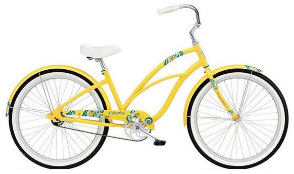 Велосипед 26" Electra Coaster 1 (Alloy) Ladies' sun yellow фото 