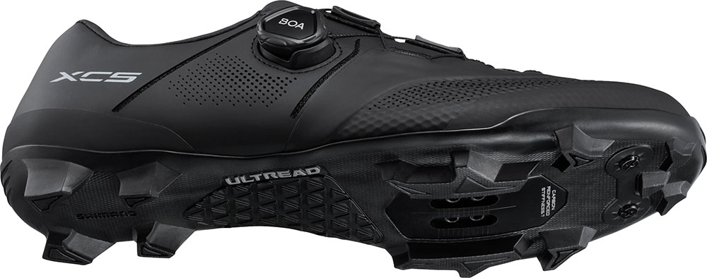 Обувь Shimano XC503, широкая колодка, черная, размер EU45 фото 6