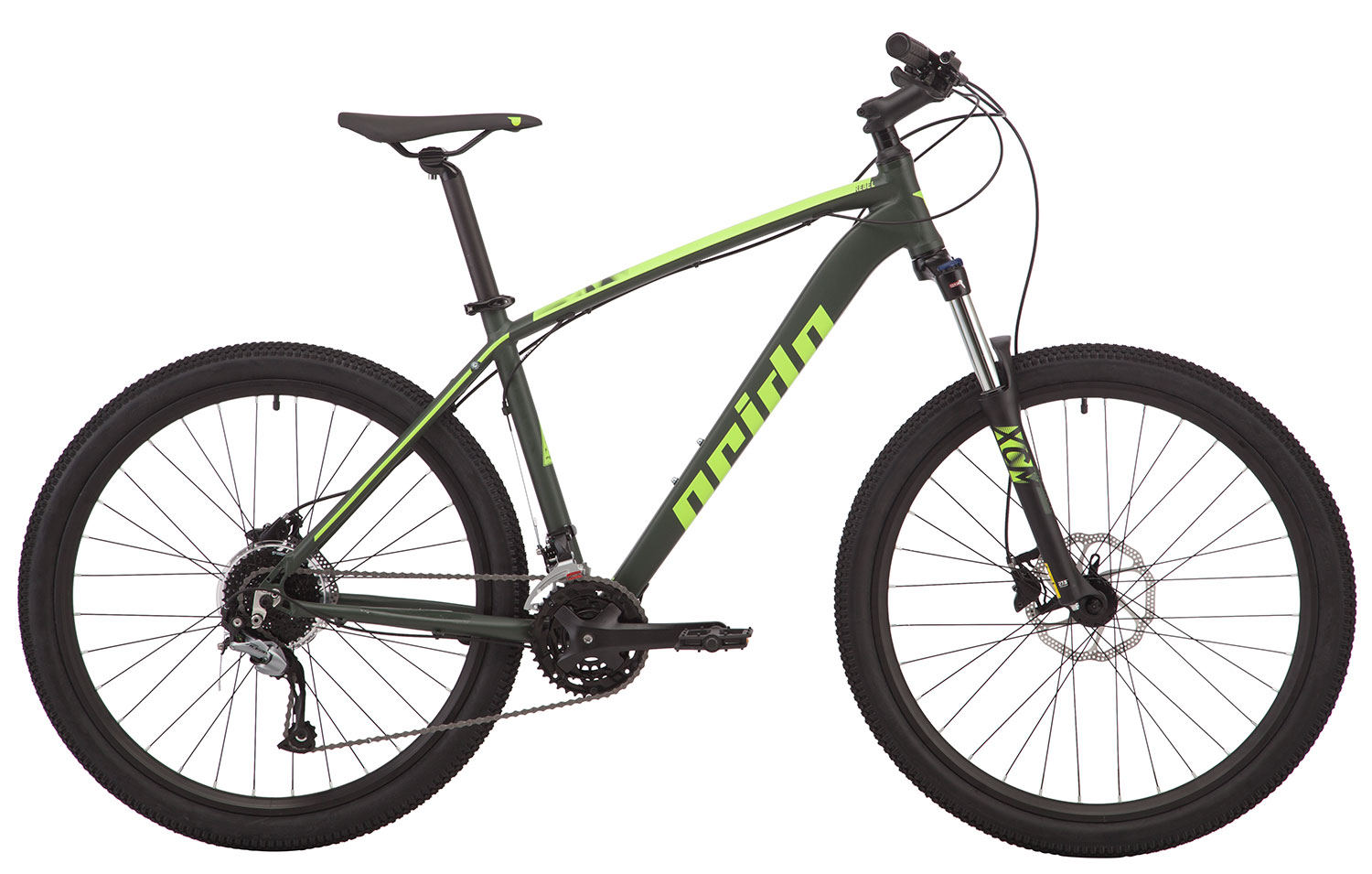 Велосипед 27,5" Pride Rebel 7.2 disc рама - M хакі 2019 фото 