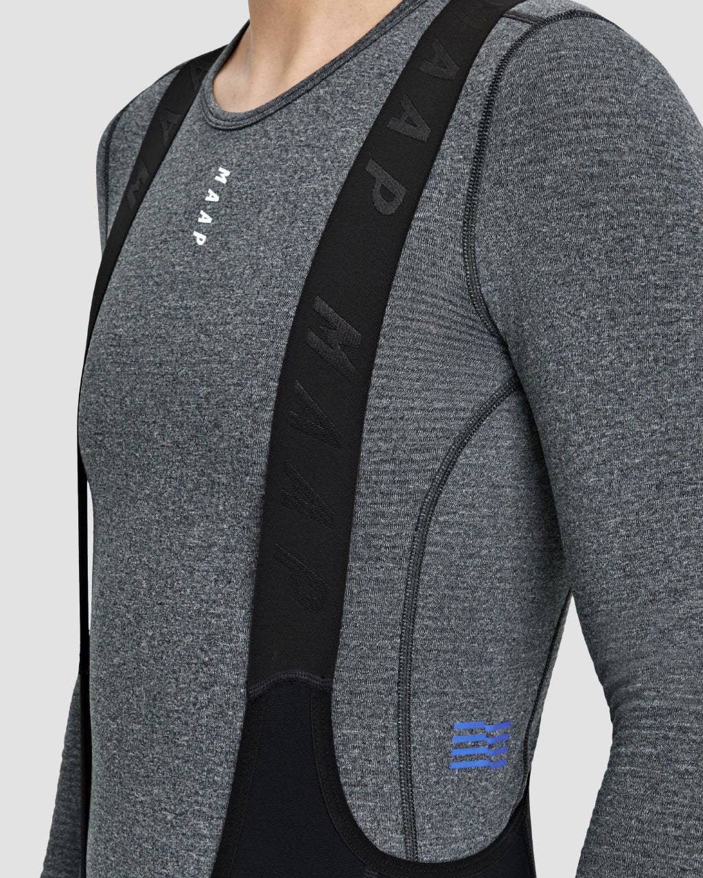 Термофутболка утеплена MAAP DEEP WINTER BASE LAYER S charcoal фото 5