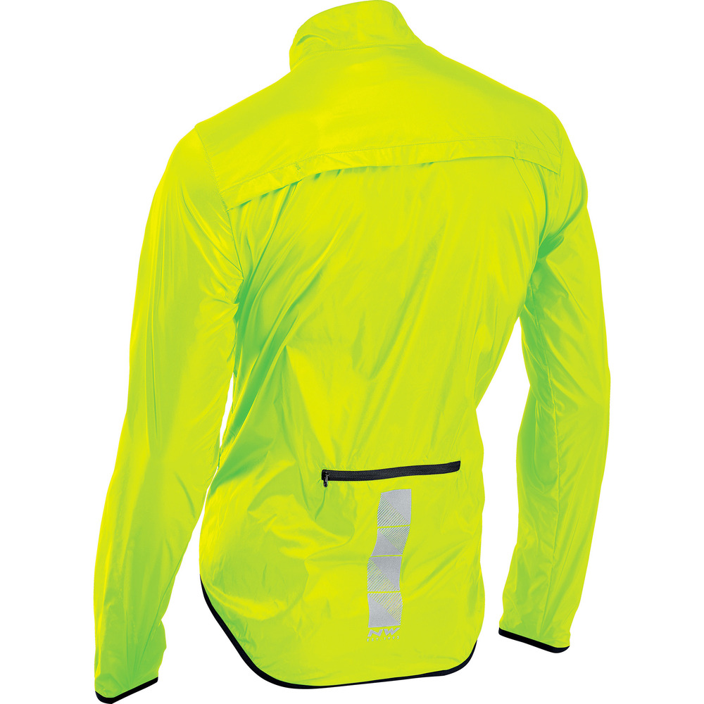 Ветровка Northwave Breeze 2 Jacket мужская, желтая флуоресцентная, S фото 2