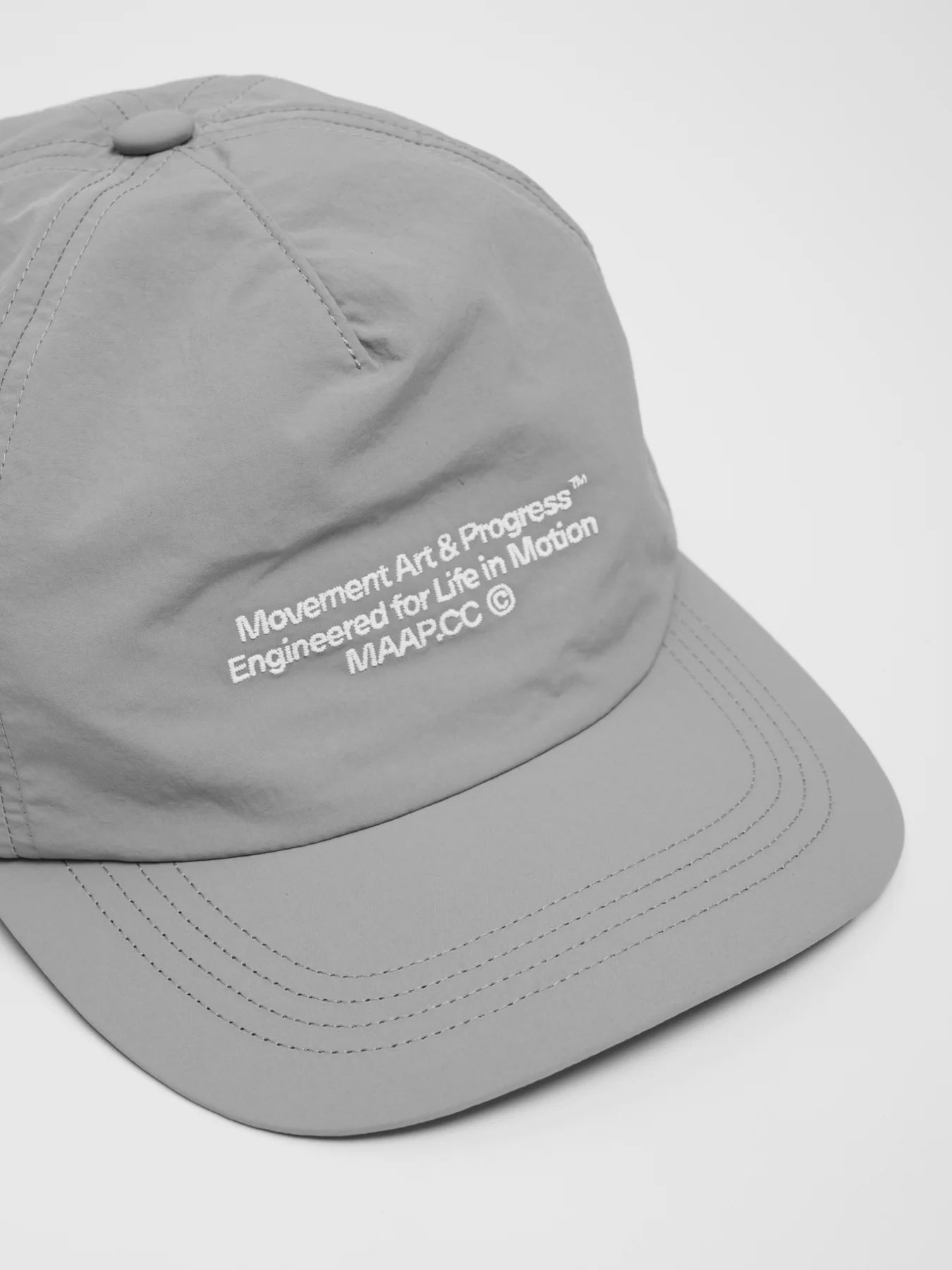 Кепка MAAP CC Nylon 5 Panel Cap, серая, One Size фото 5