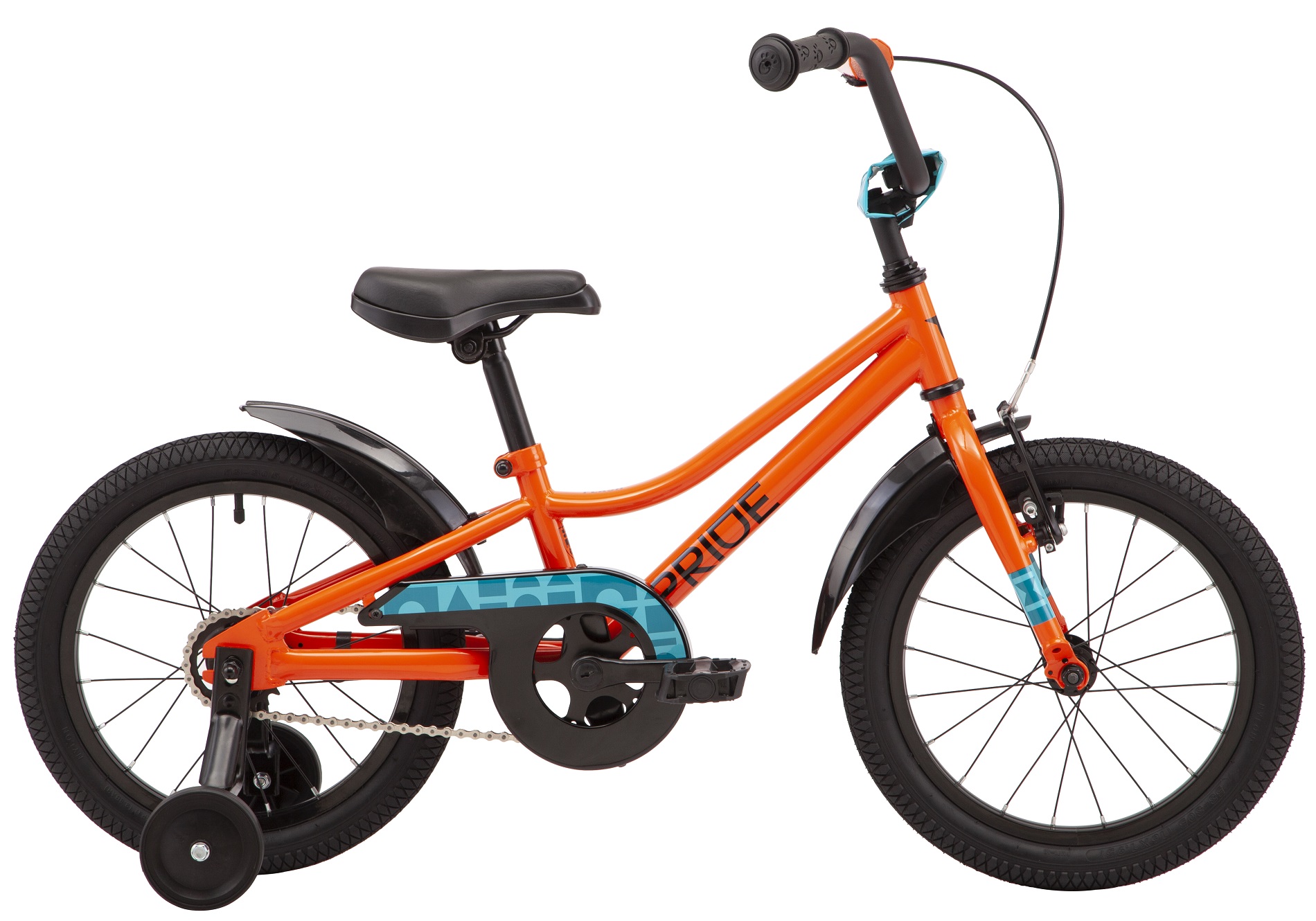 Велосипед 16" Pride FLASH 16 2021 оранжевый фото 