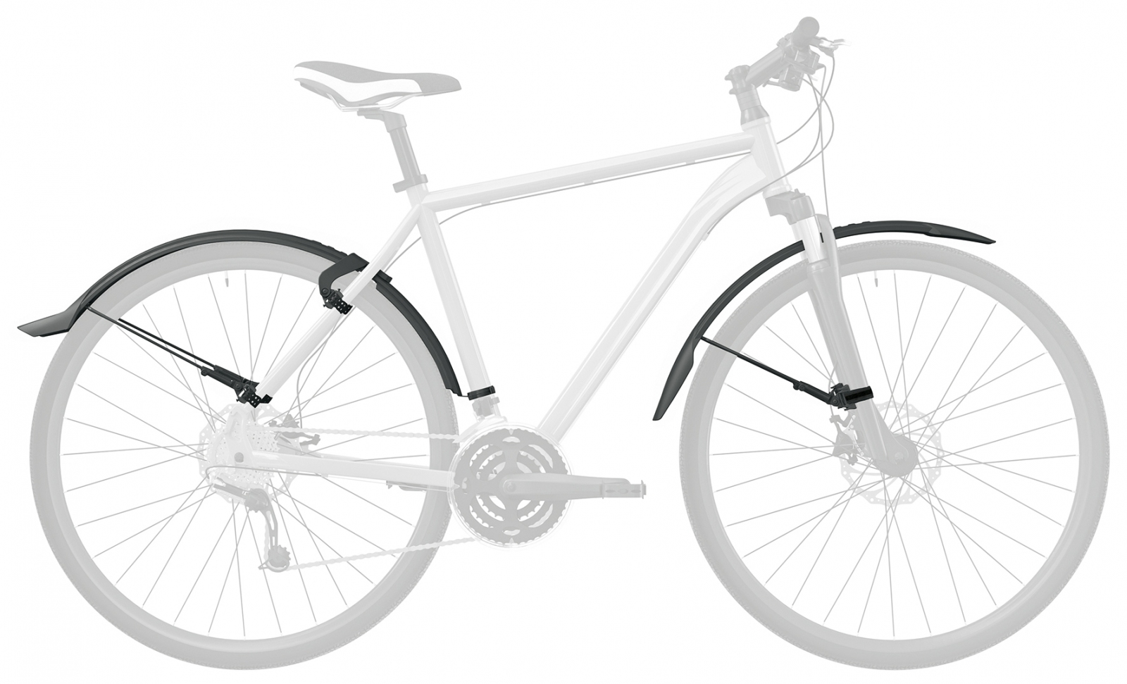 Комплект крыльев 29" SKS VELOFLEXX 65, черные фото 6