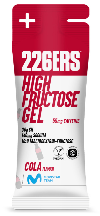 Гель 226ERS High Fructose XS 30г углеводов 55мг кофеина кола 44г фото 
