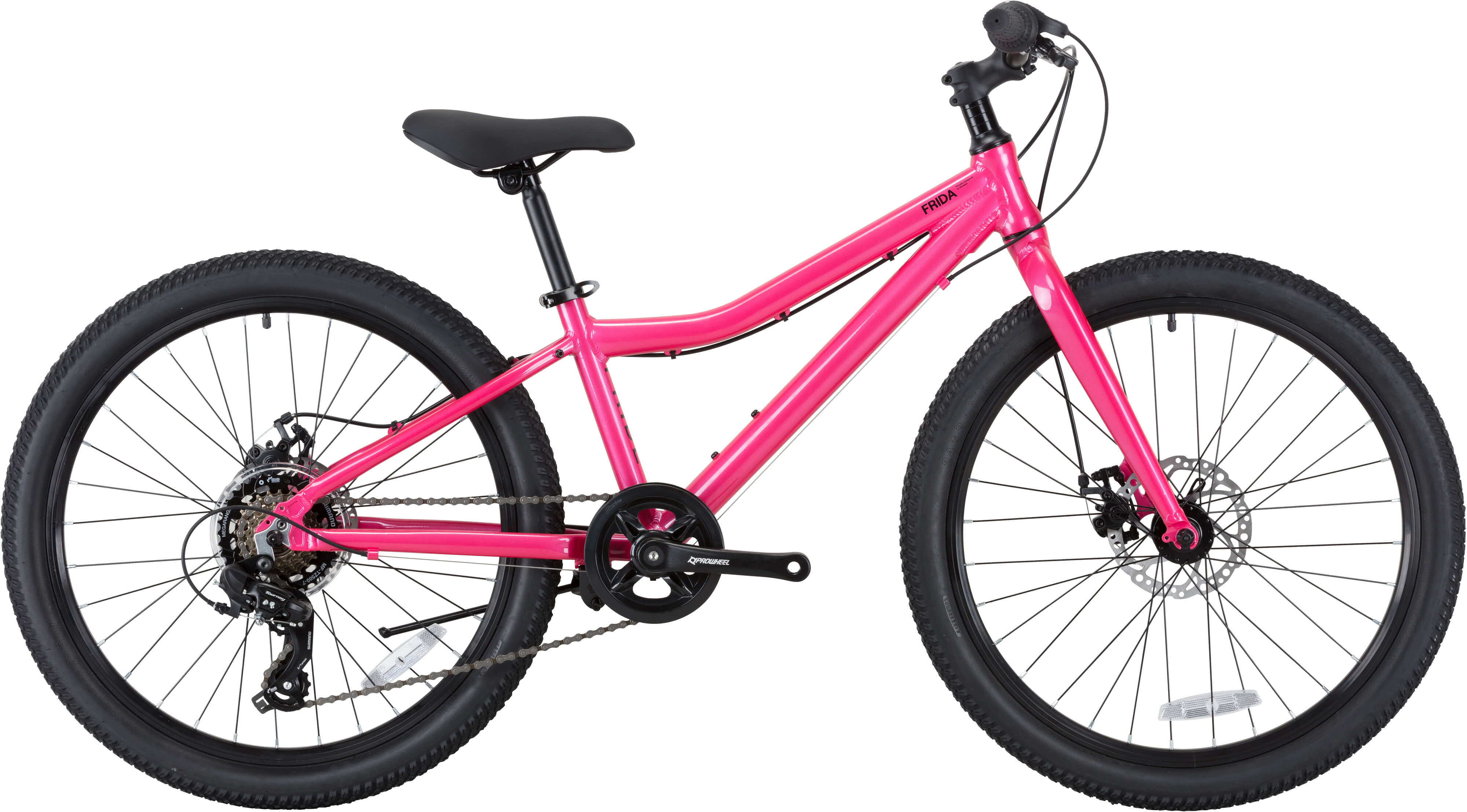 Велосипед 24" Pride FRIDA 4.1 рожевий A5 фото 