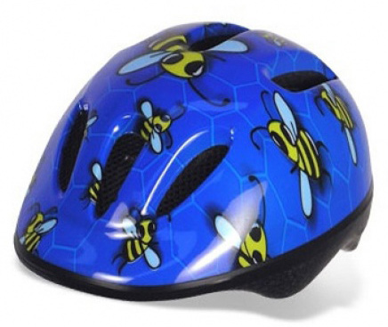 Шолом дитячий Bellelli BUMBY BLUE size-S (синій (бджілка)) фото 