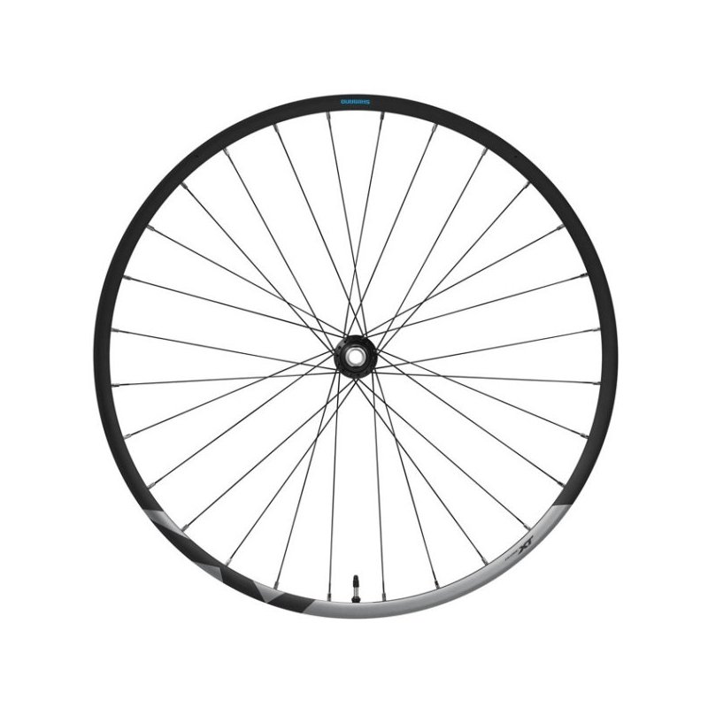 Колесо пер. 29" Shimano WH-M8120-B-29, DEORE XT, 28 отв., F:15мм E-THRU OLD:110мм, бескамерное, Center lock фото 