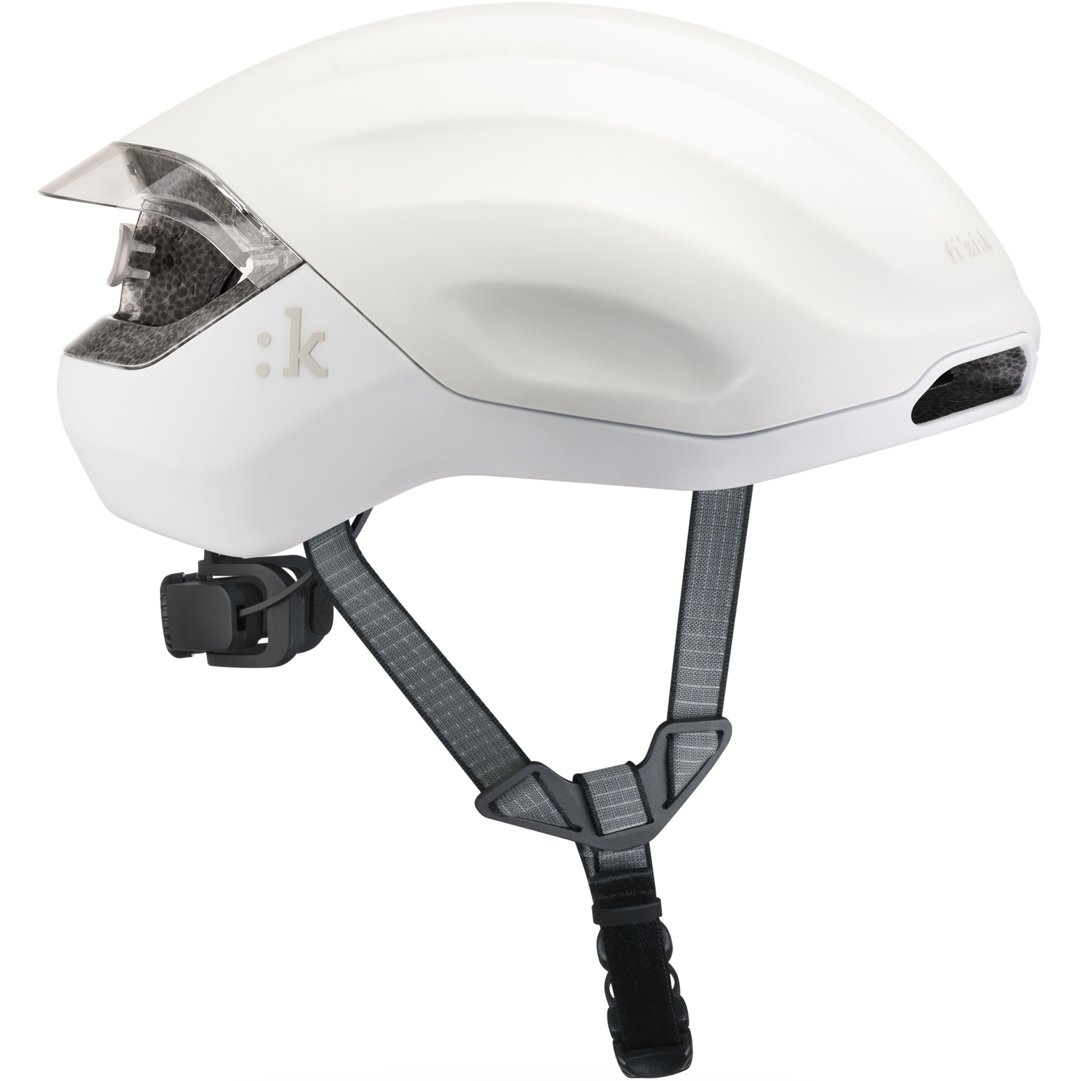 Шолом Fizik Kudo Aero MiPS з мигалкою білий розмір L (59-61 см) фото 