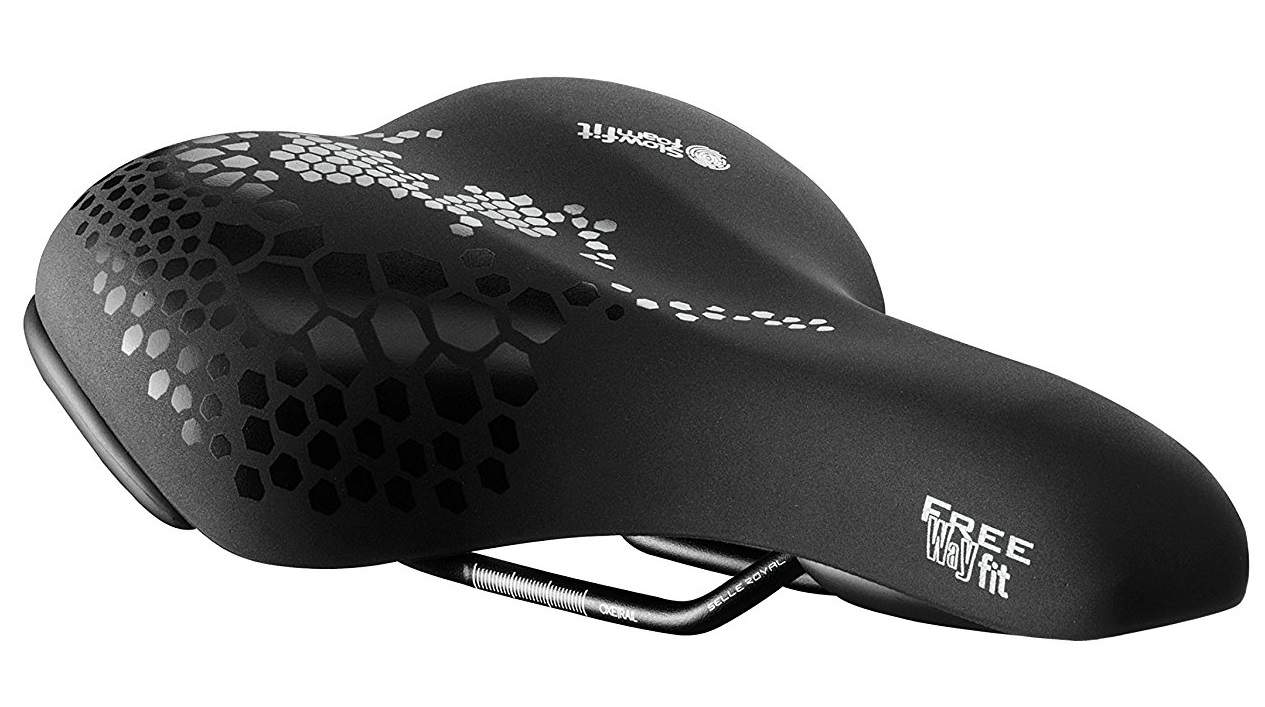 Сідло Selle Royal Classic Moderate Frreeway Fit, жіноче, чорні OXE рейли, шкала установки фото 
