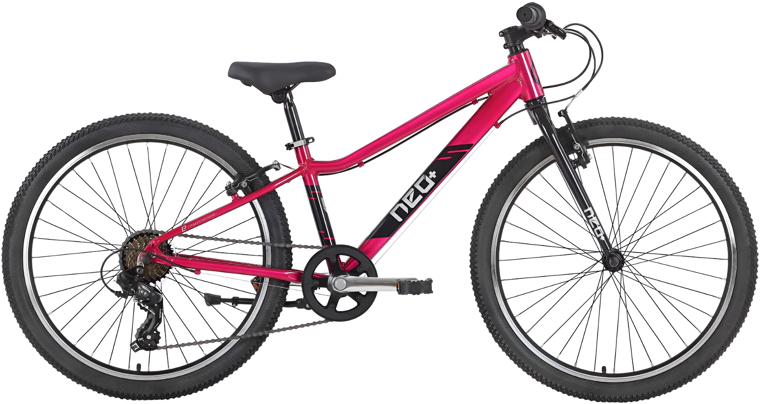 Велосипед 24" Apollo NEO 7s girls Chrome Pink фото 