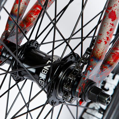 Велосипед 20" Stolen SINNER FC LHD рама - 21" ROAD KILL (RED SPLATTER FADE), красный A0 фото 4