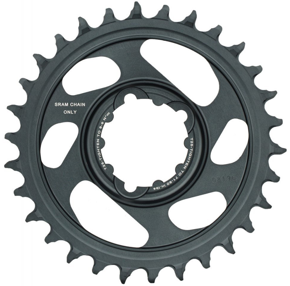 Звезда к шатуну SRAM X-SYNC EAGLE 36T DM 6 OFFSET BLK фото 2