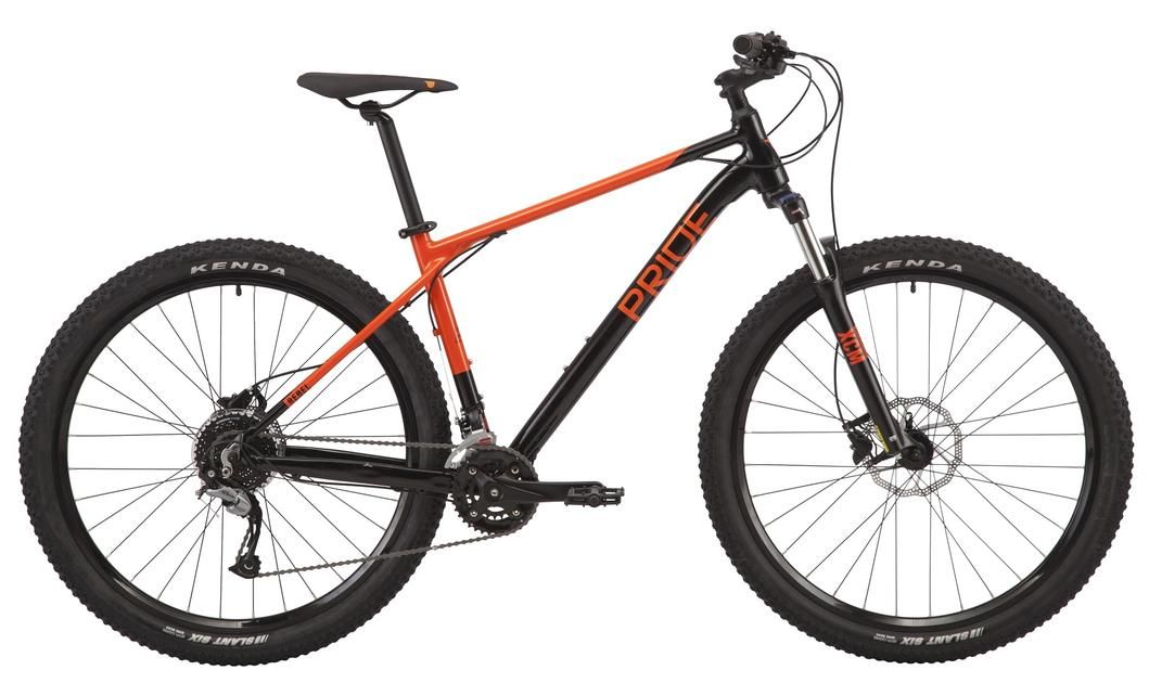 Велосипед 29" Pride REBEL 9.1 рама - M BLK/ORANGE A0 фото 