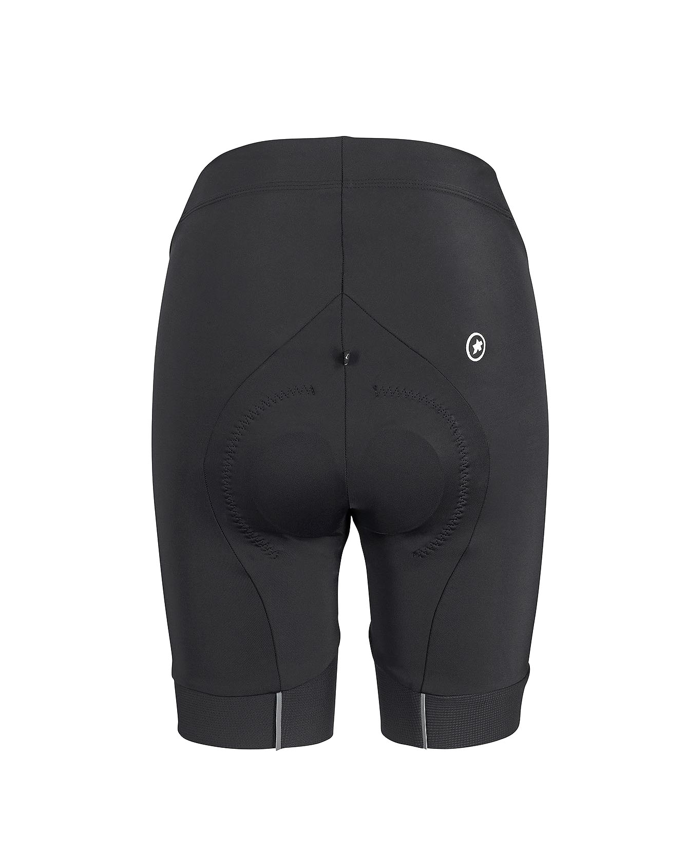 Велотруси ASSOS Uma GT Half Shorts Evo, жіночі, чорні з білим логотипом, M фото 2