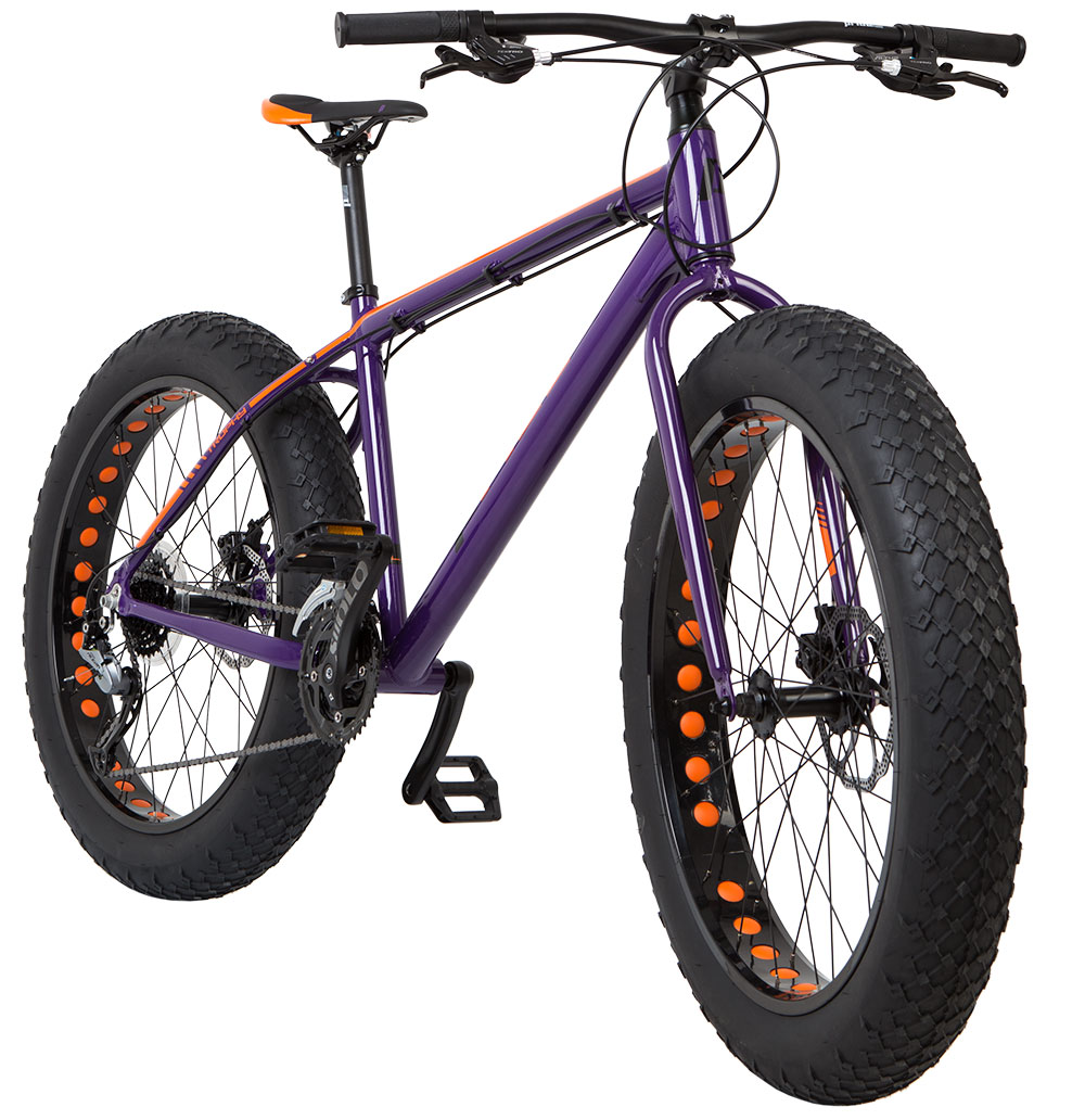 Велосипед 26'' Pride TROPHY 2.0 рама - XL фиолетовый/оранжевый лак 2017 фото 2