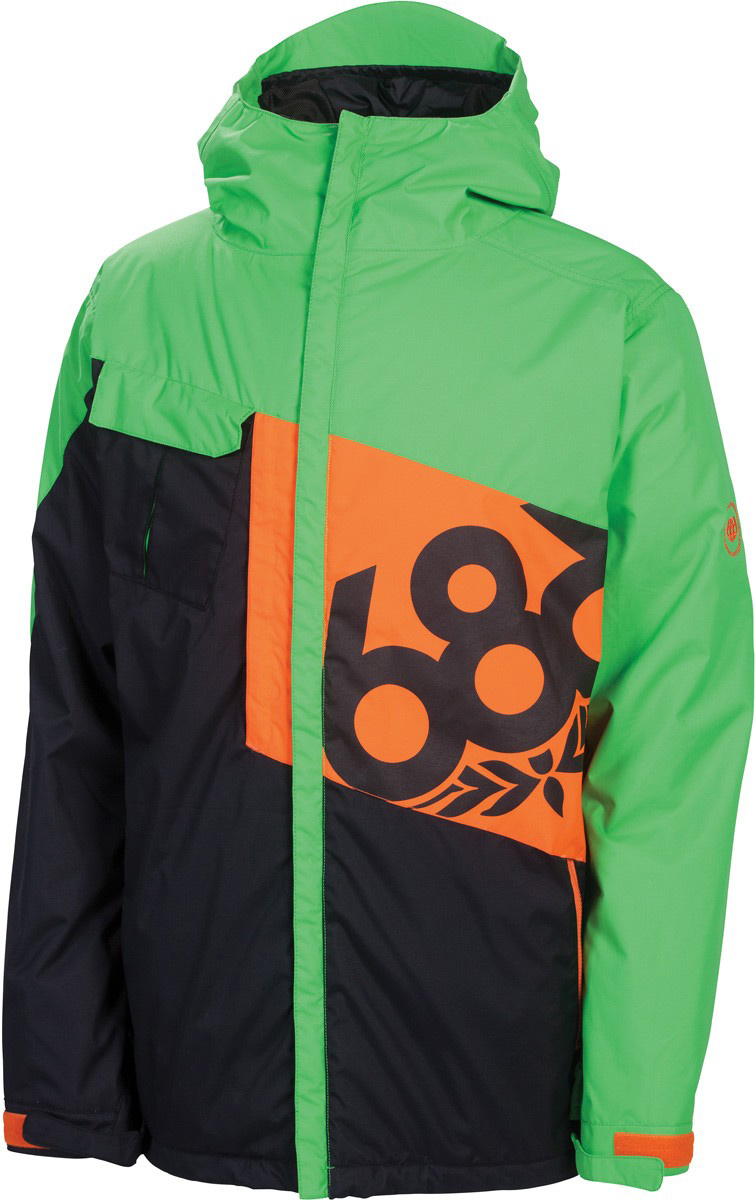 Куртка 686 Mannual Iconic Insulated муж.M, Grass Colorblock фото 