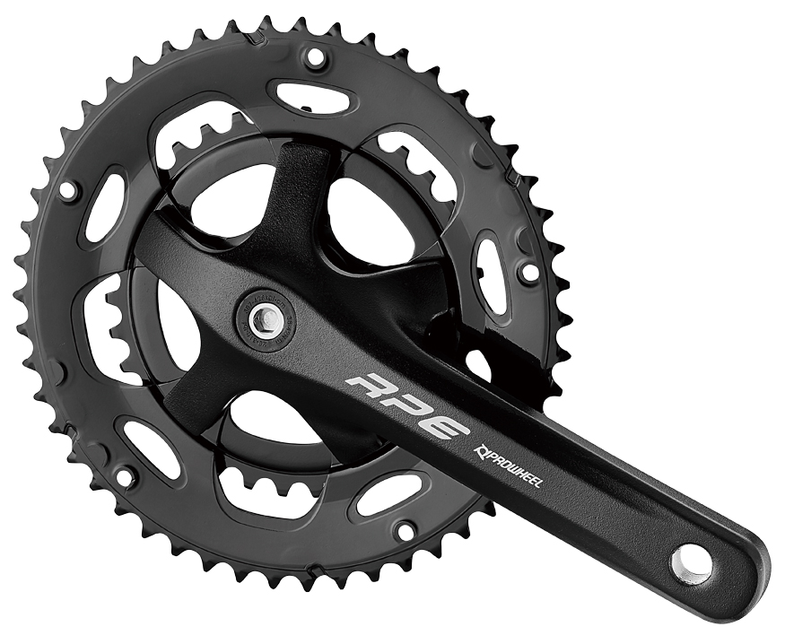 Комплект шатунів PROWHEEL RPE-421, (8S/7S), 170mm, 50T/34T black фото 