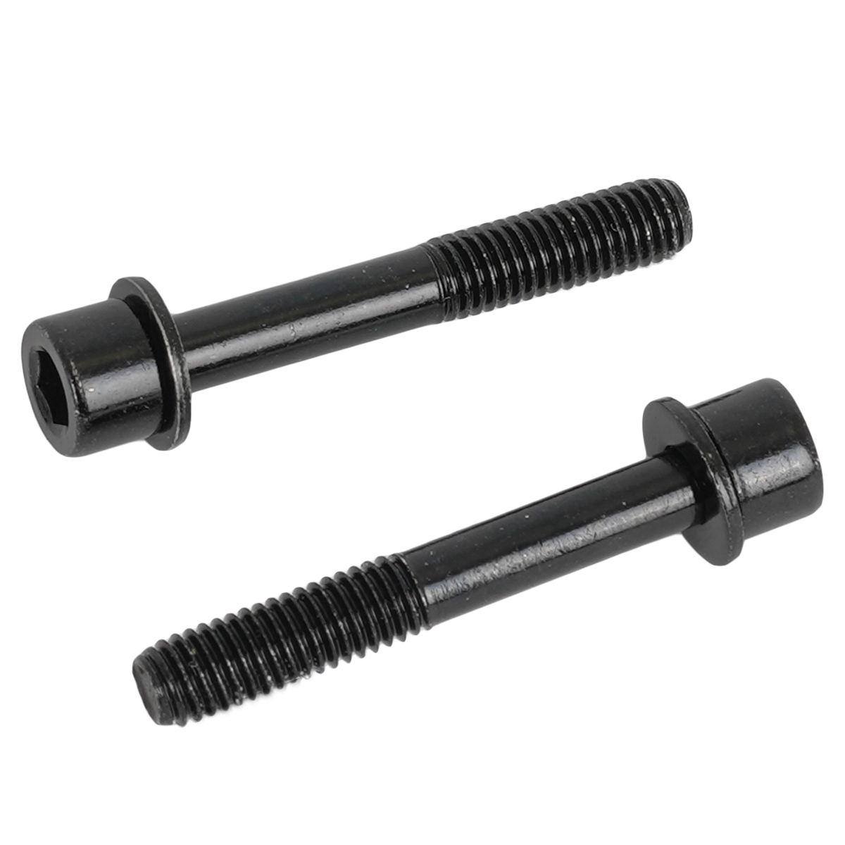 Болт крепления калипера Tektro Flat Mount Mounting Bolt 37 мм, M5, комплект 2 шт, черный фото 