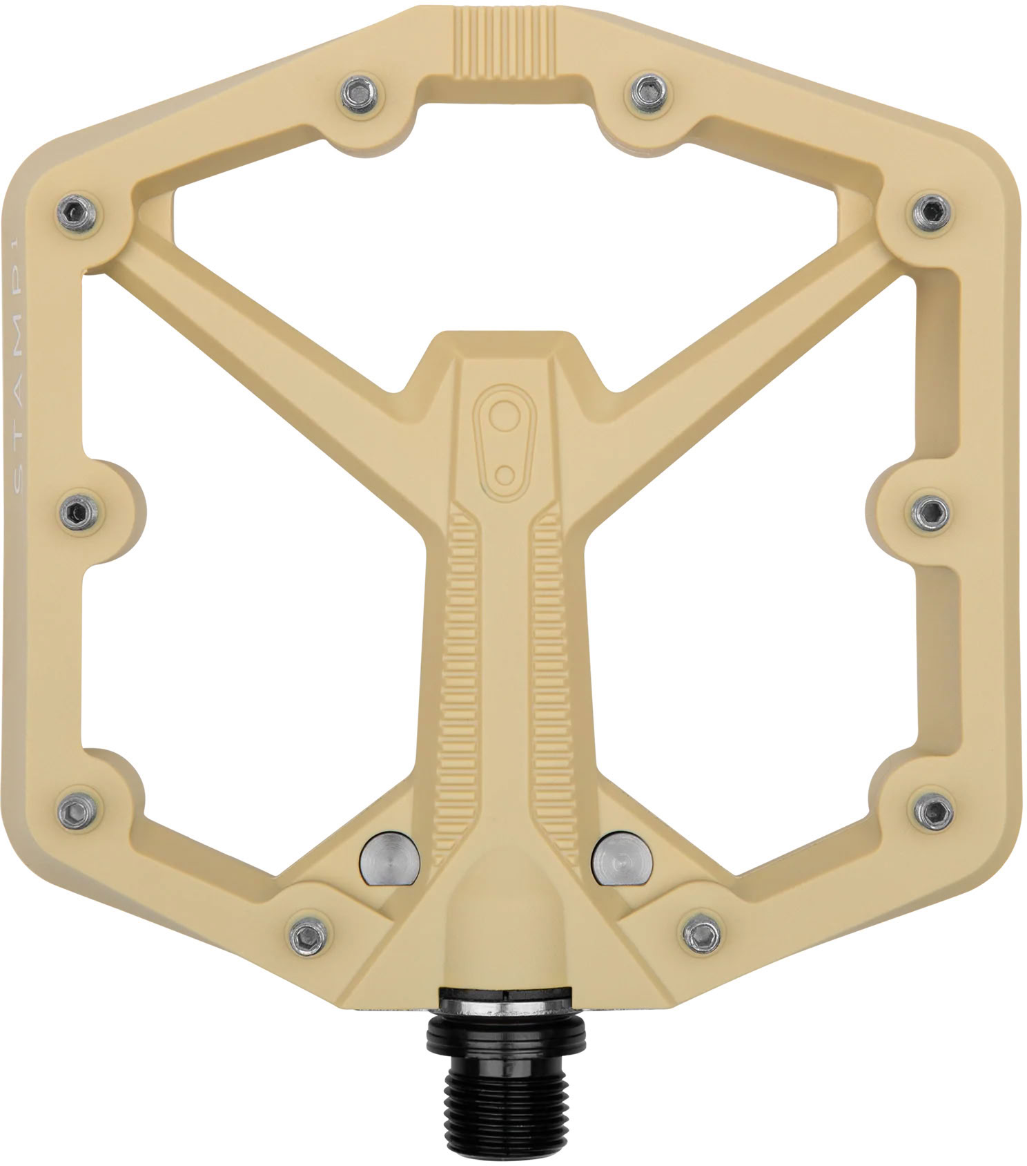 Педали Crankbrothers STAMP 1 (GEN. 2), размер S (37-43 eu), бежевые фото 