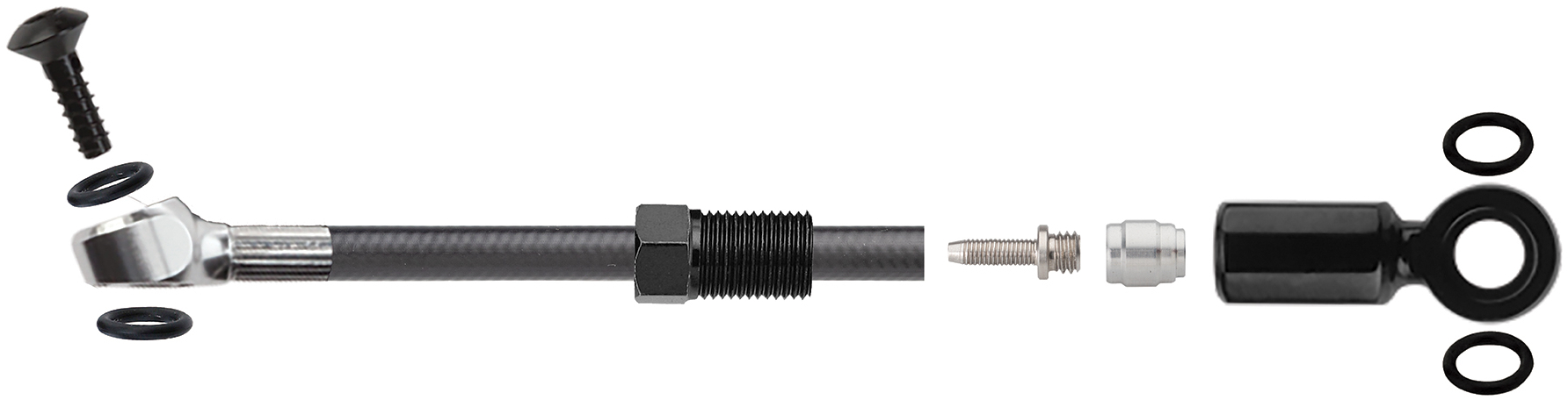 Гідролінія JAGWIRE HBKF206 2000мм Sport DOT Hydraulic Hose Kit - SRAM фото 