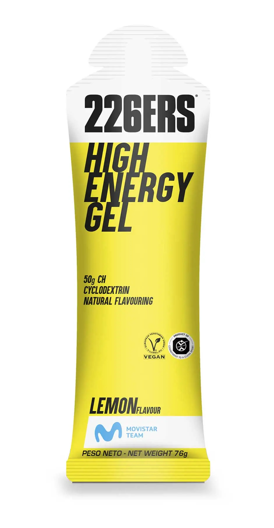 Гель енергетичний 226ERS High Energy 50 г вуглеводів, лимон