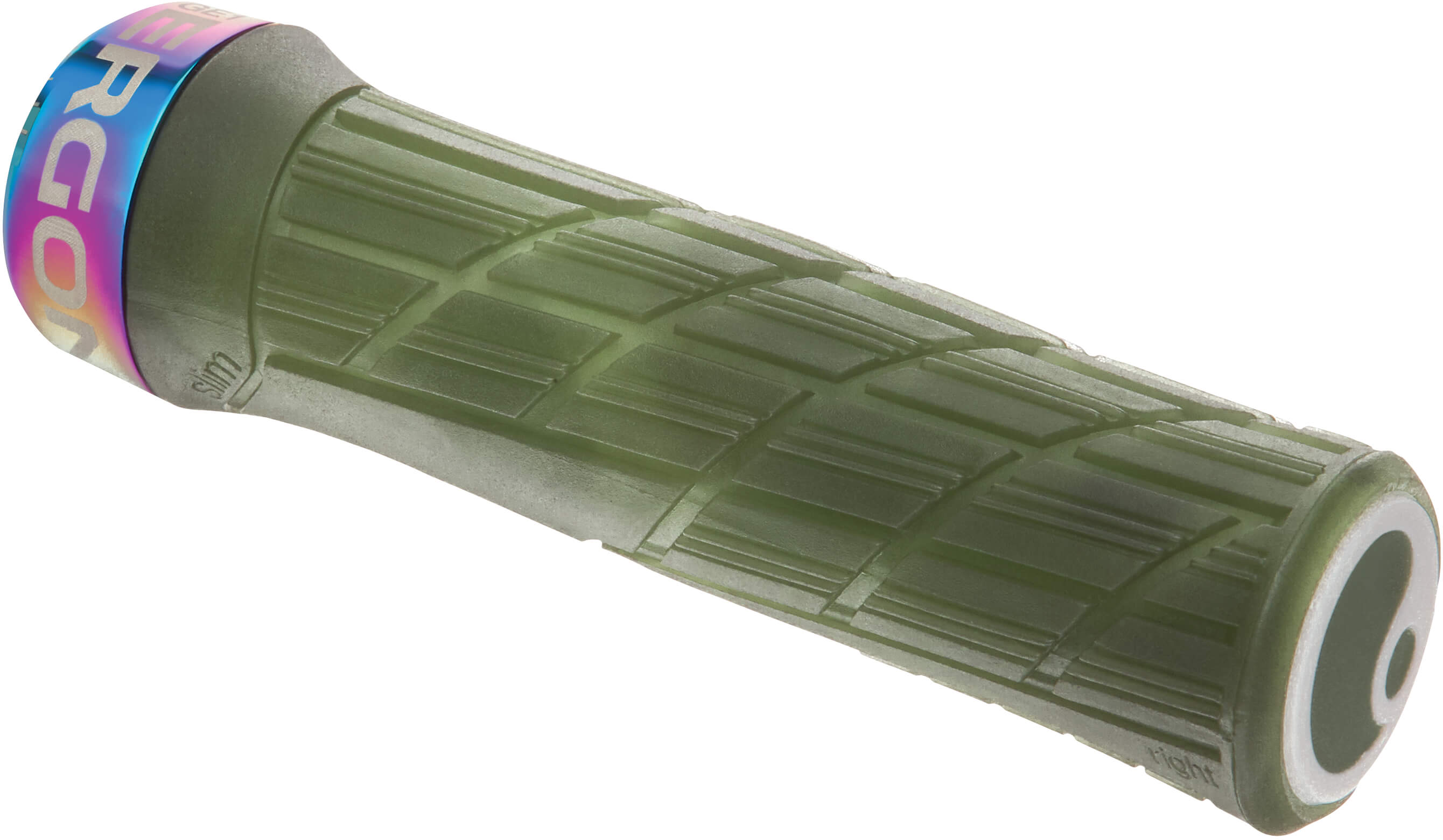 Грипсы Ergon GE1 Evo Factory Slim, Frozen Moss/Oil Slick фото 